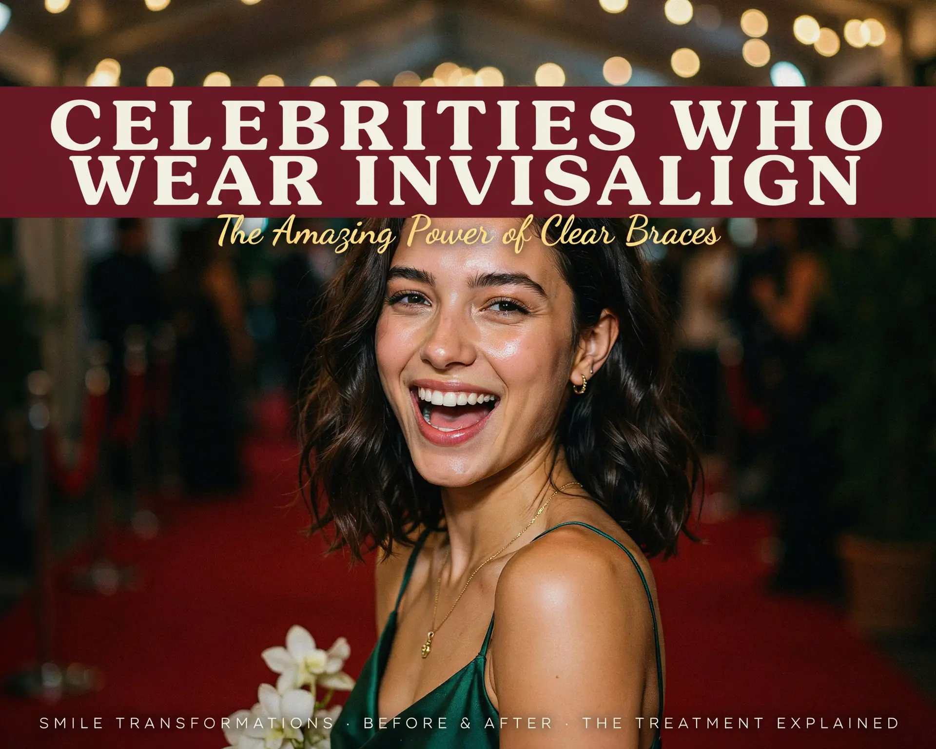 Celebrities Who Wear Invisalign | Famous Smile Transformations: Before After